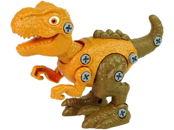 Dinosaur Tyrannosaurus Rex set with Egg DIY Screwdriver Orange - Image 2