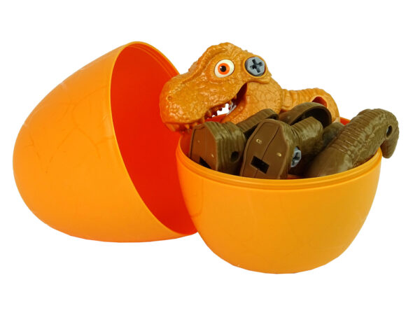 Dinosaur Tyrannosaurus Rex set with Egg DIY Screwdriver Orange - Image 5