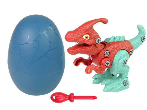 Set Dinosaur Parasaurolophus with Egg DIY Screwdriver - Image 4