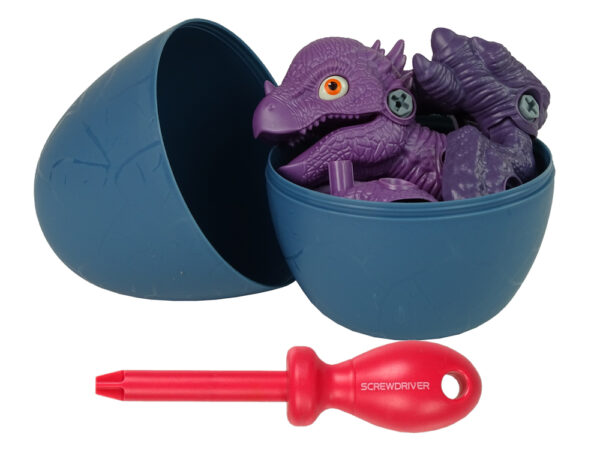 Set Dinosaur Stygimoloch with Egg DIY Screwdriver Purple - Image 3