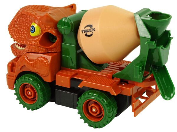 Concrete Truck Dinosaur Unwrecker Orange Accessories - Image 4