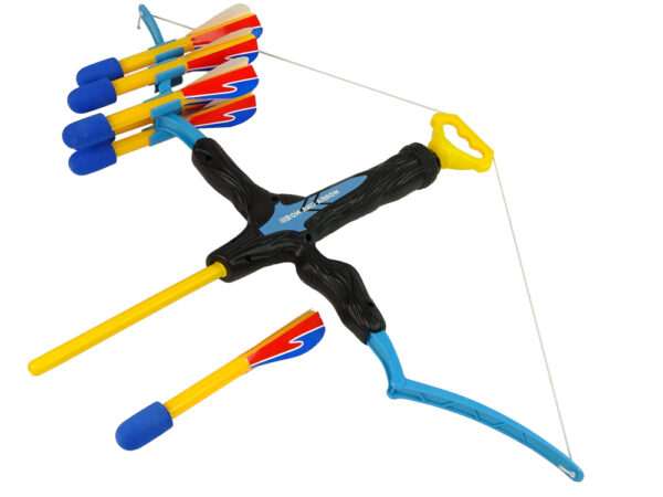 Longbow 6-shot Sport Bow for children Blue and Black - Image 2