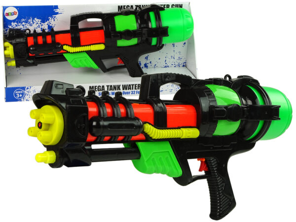 Large Water Gun 1080ml Green Range 10m