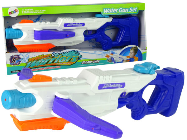 Water Gun 1000ml White-Blue Extendable Arm