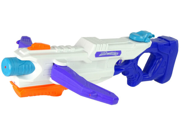 Water Gun 1000ml White-Blue Extendable Arm - Image 2