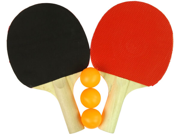 Wooden Ping Pong Sticks 3 Balls Cover - Image 2