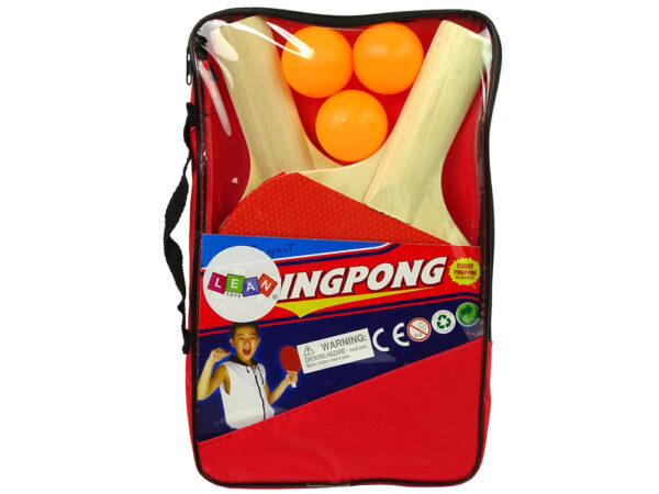 Wooden Ping Pong Sticks 3 Balls Cover - Image 3