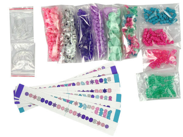 Bracelet Making Set Coloured Beads Container Creator - Image 4