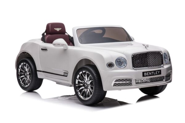 Licencirani auto na akumulator Bentley Mulsanne - bijeli - Image 2