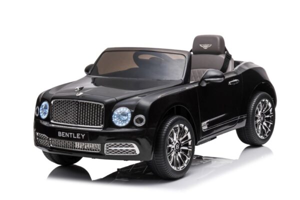 Licencirani auto na akumulator Bentley Mulsanne - crni - Image 3