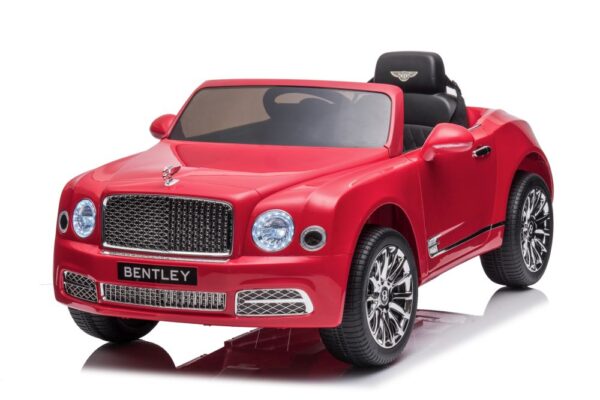 Licencirani auto na akumulator Bentley Mulsanne - crveni/lakirani - Image 4