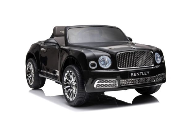 Licencirani auto na akumulator Bentley Mulsanne - crni/lakirani - Image 2