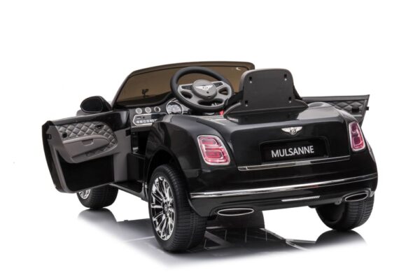 Licencirani auto na akumulator Bentley Mulsanne - crni/lakirani - Image 4