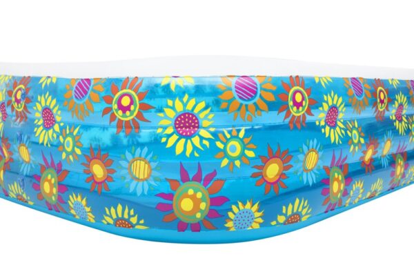 Bazen na napuhavanje Flowers 305 x 183 x 56 cm Bestway 54121 - Image 3