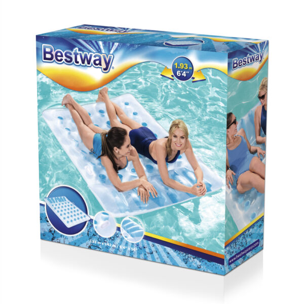 Air Mattress Double 193 x 142 cm Bestway 43055 - Image 9