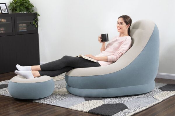 Bestway 75053 inflatable armchair with footrest 122 x 94 x 81 cm - Image 8