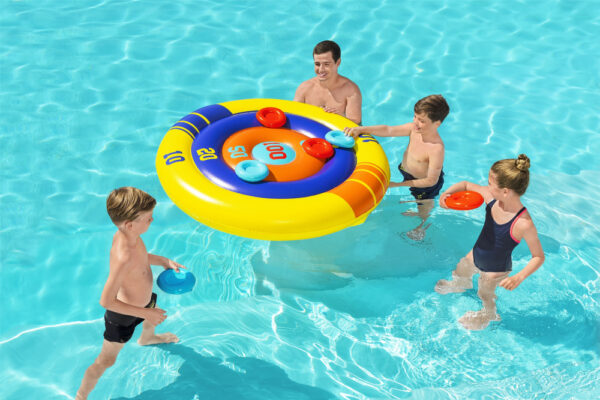 Inflatable Pool Game Arcade Shield, Frisbee 140 cm Bestway 52566 - Image 5