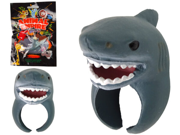 Ring on Hand Educational Animals Shark