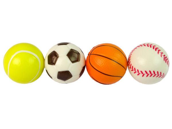 Set of Soft Balls 4 pcs. Sport Golf Tennis Football - Image 2