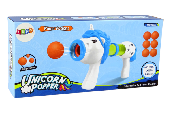 Soft Ball Launcher Gun Unicorn Blue - Image 9