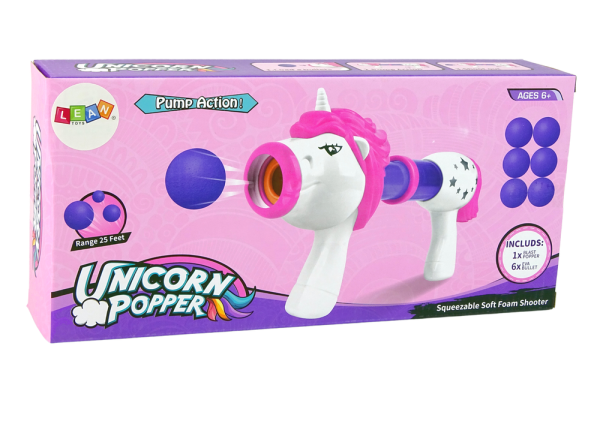 Soft Ball Launcher Gun Unicorn Blue - Image 8