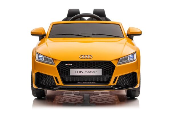 Licencirani auto na akumulator Audi TTRS - žuti - Image 2