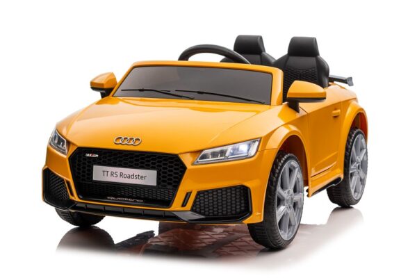 Licencirani auto na akumulator Audi TTRS - žuti - Image 3