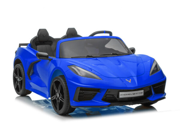 Licencirani auto na akumulator Corvette Stingray TR2203 - dvosjed - plavi