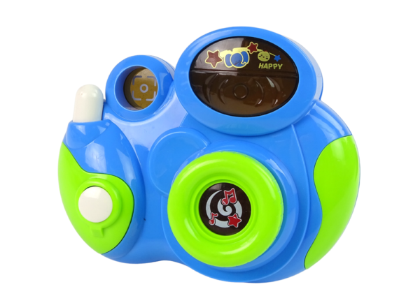 Interactive Photo Camera For your baby Melodies of light and sounds BLUE COLOUR - Image 2