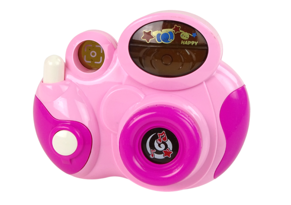 Interactive Photo Camera For your baby Melodies of light and sounds COLOUR PINK - Image 2