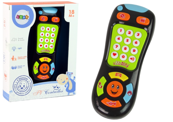 Interactive TV remote control for toddlers MUSICAL EDUCATIONAL PILOT