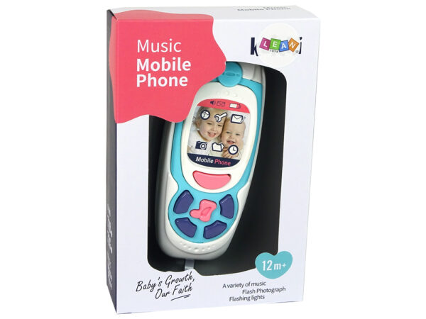 Children's Educational Mobile Phone Melody Blue - Image 4