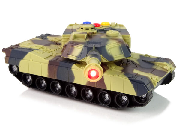 Military Tank 1:32 Moro Brown Sound Lights - Image 3