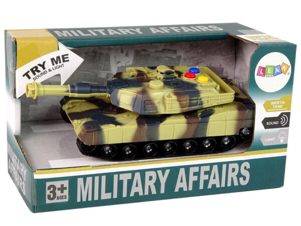 Military Tank 1:32 Moro Brown Sound Lights - Image 4