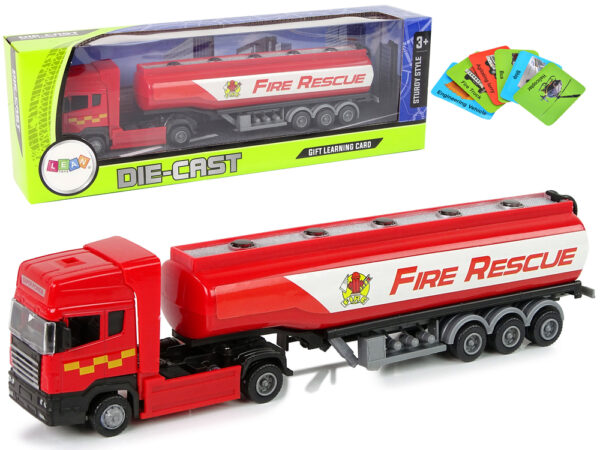 Red Fire Brigade Tank Truck 30 cm Long - Image 2