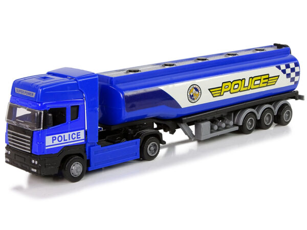 Blue Police Tank Truck 30 cm Long - Image 2