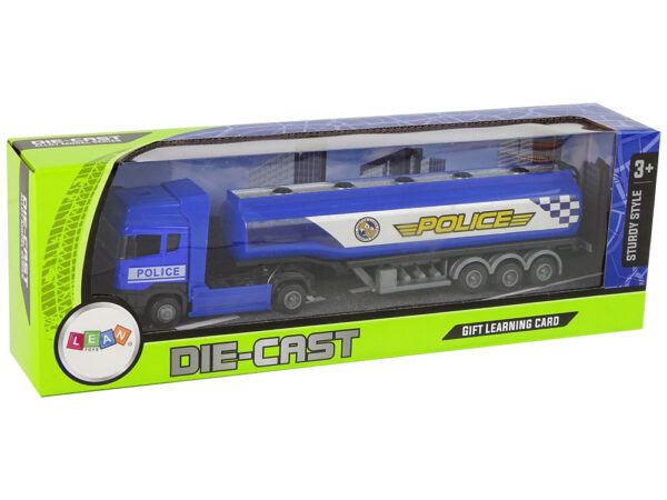 Blue Police Tank Truck 30 cm Long - Image 4