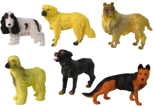 Set of 6 Figures  Purebred Dogs Famous Dog of the World - Image 2