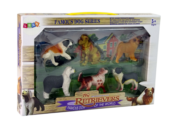 Set of Dog Figurines Dogs of Breeds 6 elements - Image 3