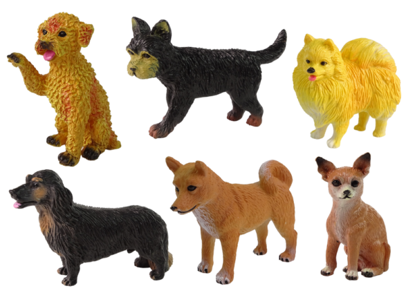 Set of 6 Figures  Purebred Dogs  Famous Dog of the World - Image 2