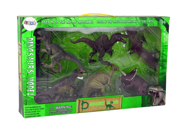 Dinosaur set of 6 pieces Large Model Figures Prehistoric World - Image 3