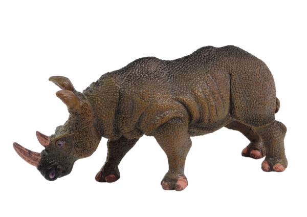 Large Collector's Figurine Rhinoceros Animals of the World - Image 2