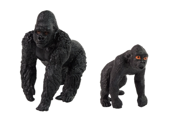 Set of 2 Gorillas figurines  Animals of the World series - Image 2