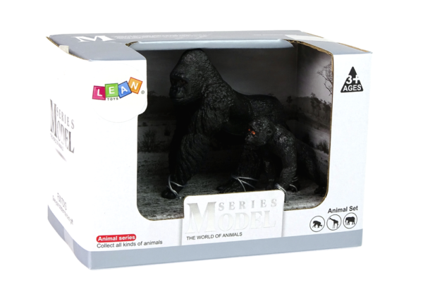 Set of 2 Gorillas figurines  Animals of the World series - Image 3