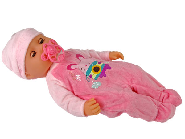 Baby Doll Pee Sounds Puppet Bottle Pink Pyjamas - Image 3