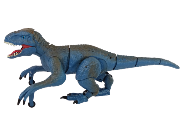 Remote-controlled Dinosaur Velociraptor Sound Roaring Blue - Image 2