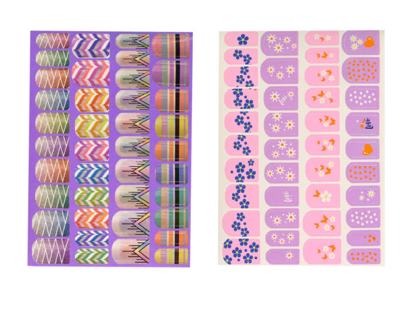 Large Nail Painting Set Nail Lacquers Stickers Separators - Image 2