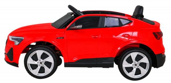 Licencirani auto na akumulator Audi E-Tron Sportback - crveni - Slika 4