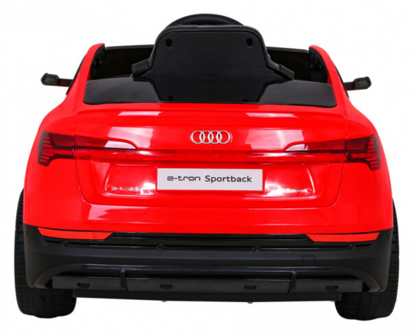 Licencirani auto na akumulator Audi E-Tron Sportback - crveni - Slika 6