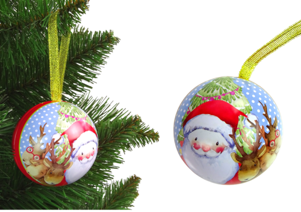 Christmas Metal Bomb Christmas Tree Ornament Father Christmas